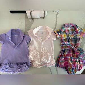 Ralph Lauren dresses, size 6 months old. Sold together